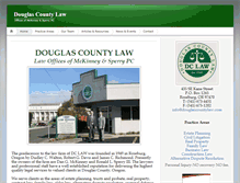 Tablet Screenshot of douglascountylaw.com